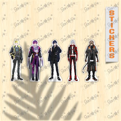 Jual Standee Noctyx Nijisanji En Akrilik Uv Set Stickers Acrylic