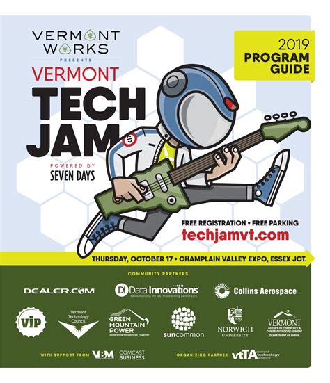 2019 Vermont Tech Jam Program Guide by Seven Days - Issuu