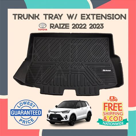 Toyota Raize Premium Oem Quality Rear Cargo Trunk Tray For All Weather