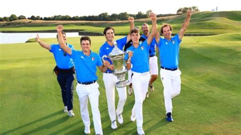 Italy Captures Mens World Amateur Team Championship Beats Sweden By One Stroke For First Medal