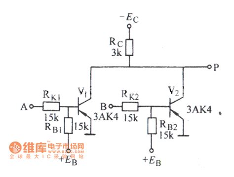 Two input transistor nor gate circuit diagram - Basic_Circuit - Circuit Diagram - SeekIC.com