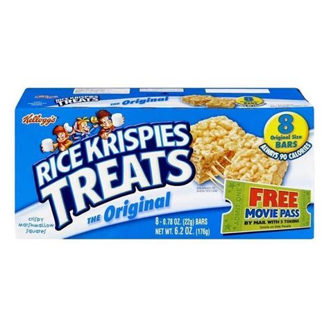 Kellogg S Rice Krispies Original Treats 1 X 176g 8 50