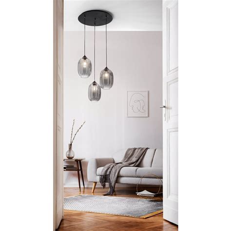 Fabas Luce Infinity Pendant Light Transparent