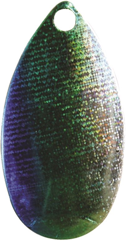 Indiana Spinner Blade Sz Emerald Shiner Iridescent Foil