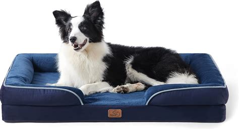 Bedsure orthopädisches Hundebett Ergonomisches Hundesofa 106x80 cm