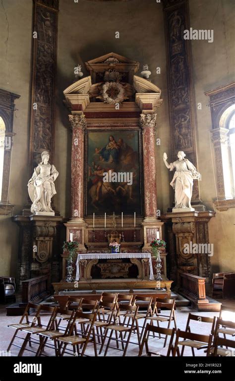 Altar At The Basilica Santa Maria Della Steccata Parma Italy Stock