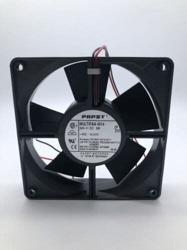 EBM Papst 4314 Multifan 2 Wire Axial Fan 24V DC 5W 119 X 119 X 32mm EBay