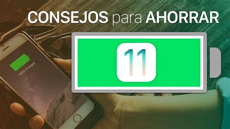 15 consejos para ahorrar batería en iOS 11 YouTube