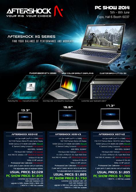 Aftershock Page 1 Brochures From PC Show 2014 Singapore On Tech Show