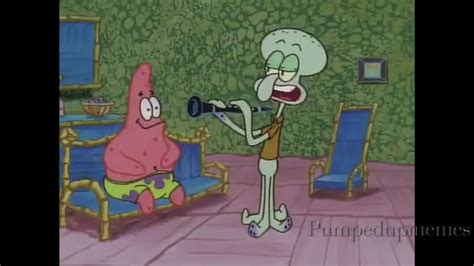 Squidward Plays The Clarinet Youtube