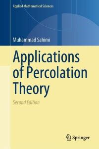 Applications of Percolation Theory 2nd edition | 9783031203855, 9783031203862 | VitalSource