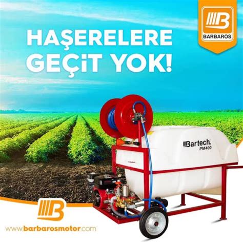 Bartech PM 400 İlaçlama Makinesi 400 Litre agrobahce