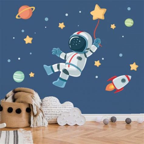 Vinilos infantiles Astronauta misión espacial en 2020 Vinilo