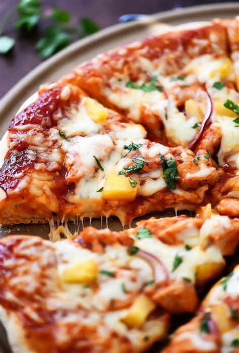 Hawaiian BBQ Chicken Pizza Life In The Lofthouse