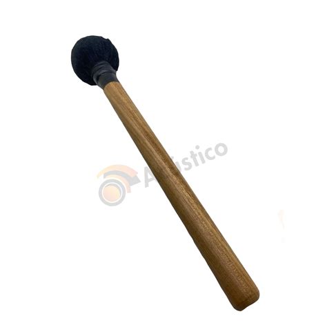 Baqueta De Surdo - Baqueta Para Surdo De Terceira Profissional Reta Em Madeira - O ...