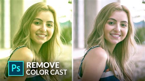 Quickly Remove Color Cast From A Photo In Photoshop Youtube