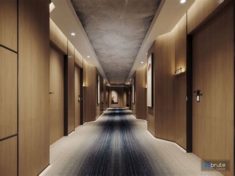 Modern Hotel Corridor