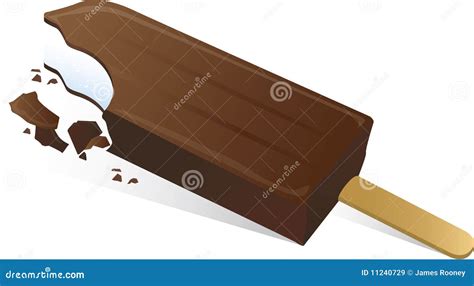 Choc Ice stock vector. Illustration of summer, cool, lolly - 11240729