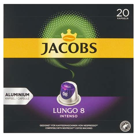 Jacobs Lungo Intenso Aluminium Capsule Pcs G Tesco Groceries