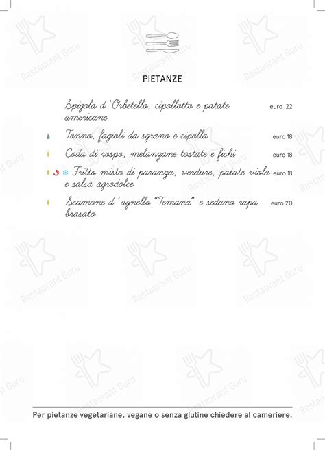 Menu Da La Rotonda Cucina Sul Mare Ristorante Lido Adriano