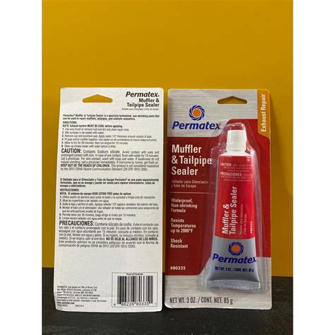 PERMATEX MUFFLER & TAILPIPE EXHAUST SEALER #80335 - 85G | Shopee Malaysia
