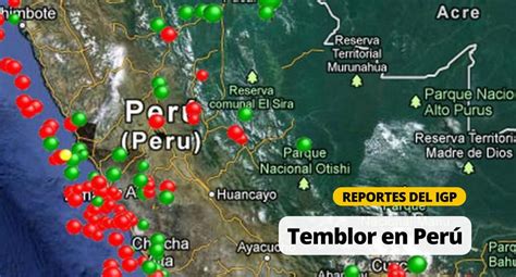 Lo último De Los Sismos Ocurridos En Perú Este 25 De Septiembre Peru