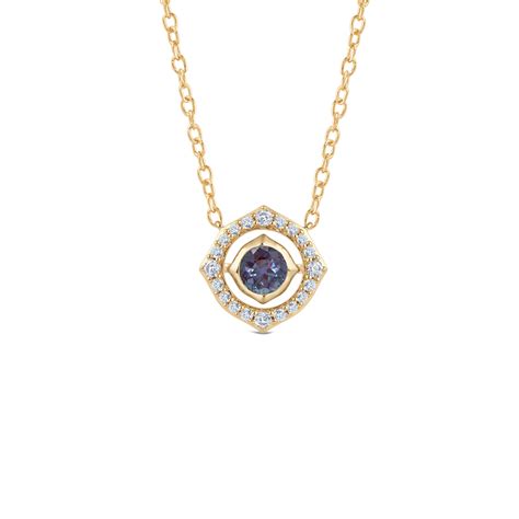 Signature Alexandrite Birthstone Necklace – With Clarity