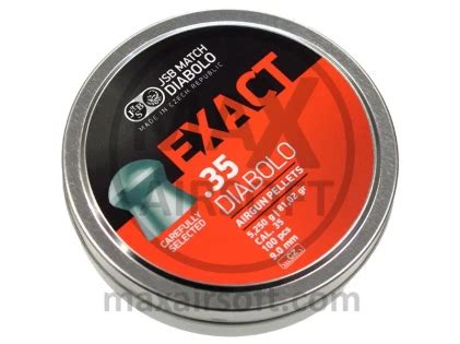 JSB Exact 357 Cal 9mm Pellets 100pcs Diabolos MaxAirsoft