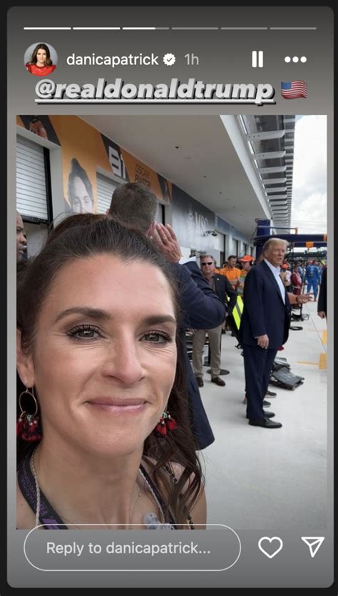 Danica Patrick S Photo With Donald Trump Is Going Viral The Spun