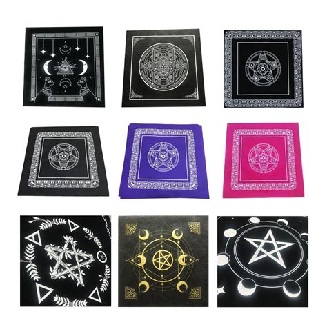 Tarot Card Special Tablecloth Board Game Fortune Astrology Velvet Card Pad Pentagram Divination