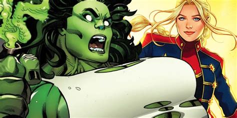 Los celos de She Hulk hacia el Capitán Marvel revelan la parte más