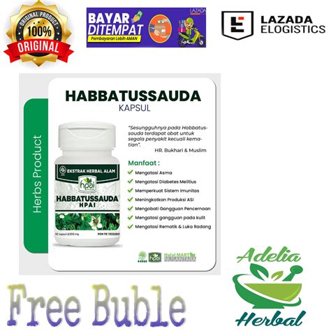 Habbatussauda Kapsul Hni Hpai Daya Tahan Tubuh Lazada Indonesia