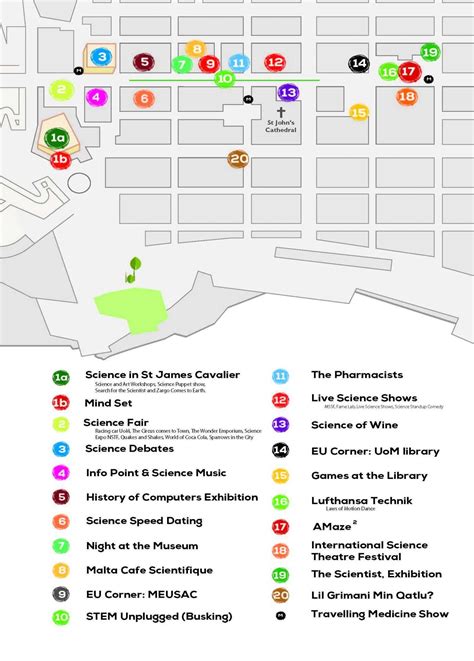 Science in the city - details and map - Indulge