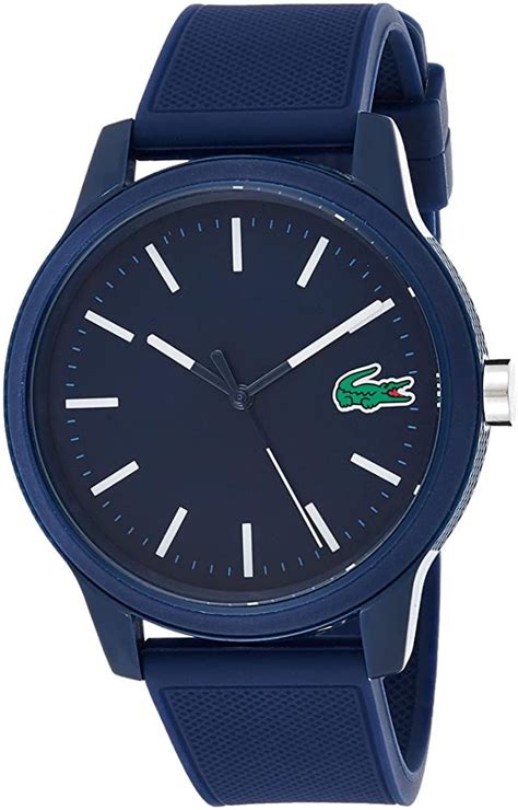 Lacoste Reloj Analógico para Hombre de Cuarzo con Correa en Silicona