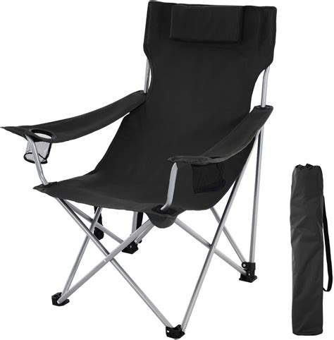 Songmics Silla Camping Plegable Con C Modo Asiento De Esponja