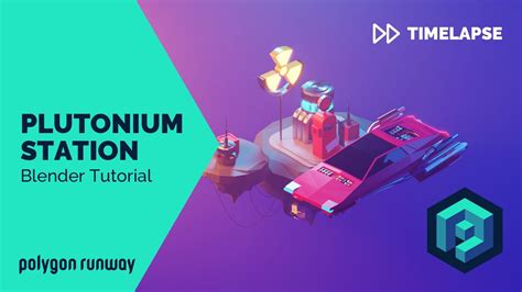 Plutonium Station Blender Low Poly D Modeling Timelapse Tutorial