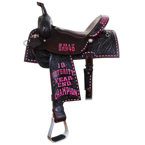 Sbptrophy08 Pozzi Pro Barrel Racer Trophy Saddle Double J Saddlery