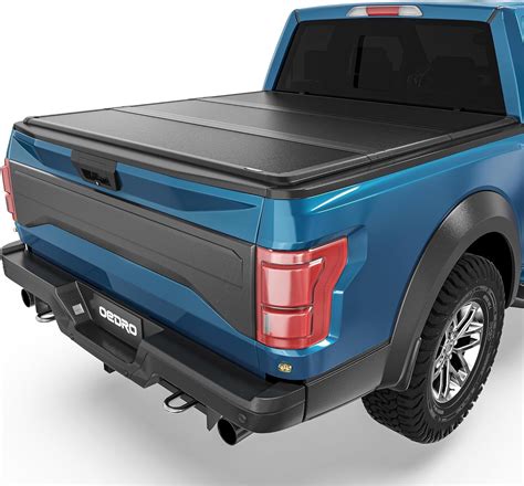 Amazon Oedro Frp Hard Tri Fold Tonneau Cover Fold Truck Bed Covers