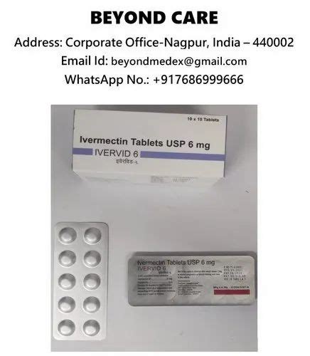 Ivervid Ivermectin Tablet Mg At Strip Of Tablets In Nagpur