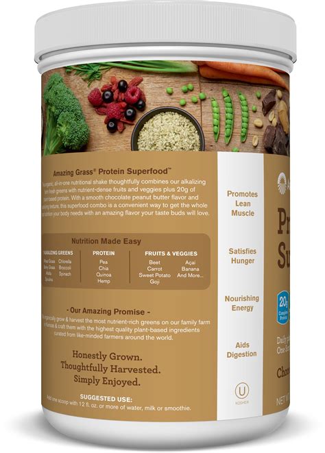 Amazing Grass Protein Superfood Nutrition Facts Besto Blog