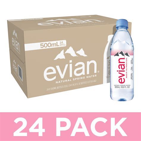 Evian Natural Spring Water Naturally Filtered Spring Water In