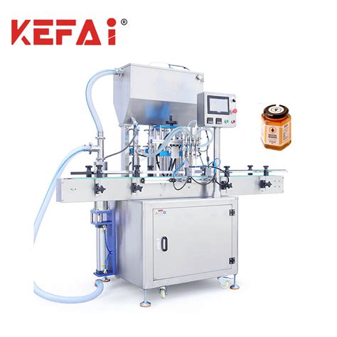 Kefai Automatic Linear Jam Honey Sauce Bottle Heating Paste Filling