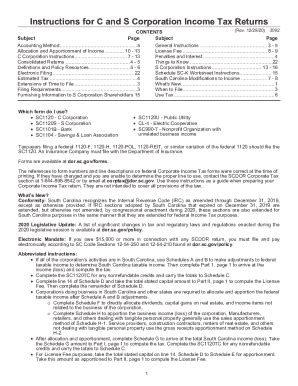 Fillable Online Instructions For Form 1120 S 2020 Internal Revenue