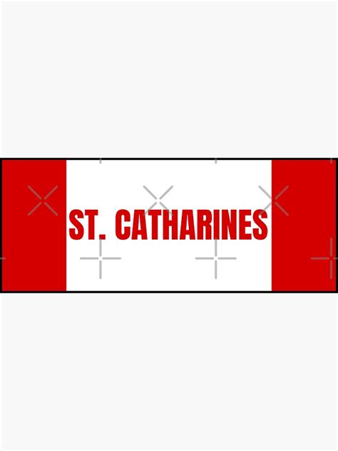 St Catharines City In Canadian Flag Colors Sticker By Aybe Elf