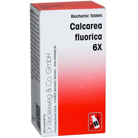 Buy Dr Reckeweg Calcarea Fluorica 6X Tablet 20 G Online At Best Price