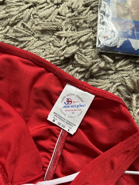 New Mens Joe Snyder Sexy Swim Maxi Bulge Bikini 01 With Big Pouch Red