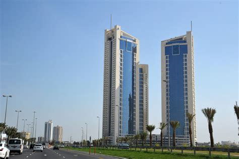 Lulu Towers Just West Of The Pearl Monument Manama Bahrain Photo