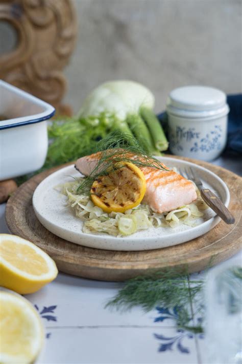 Lachs auf Fenchelgemüse I Rezept glutenfreiumdiewelt de