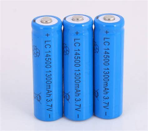 Аккумулятор 14500 Li Ion 1300 mAh 3 7V синий ID 754512440 цена 36