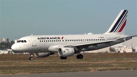 Air France Airbus 319 F GRHH Taxing Toulouse Blagnac TLS YouTube